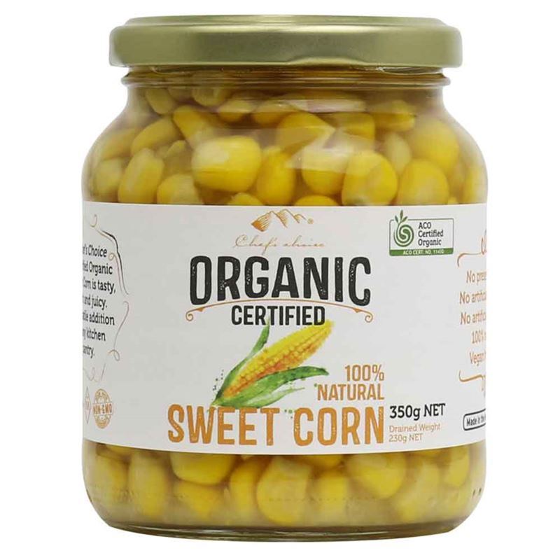 Chef’s Choice – Organic Sweet Corn 350g
