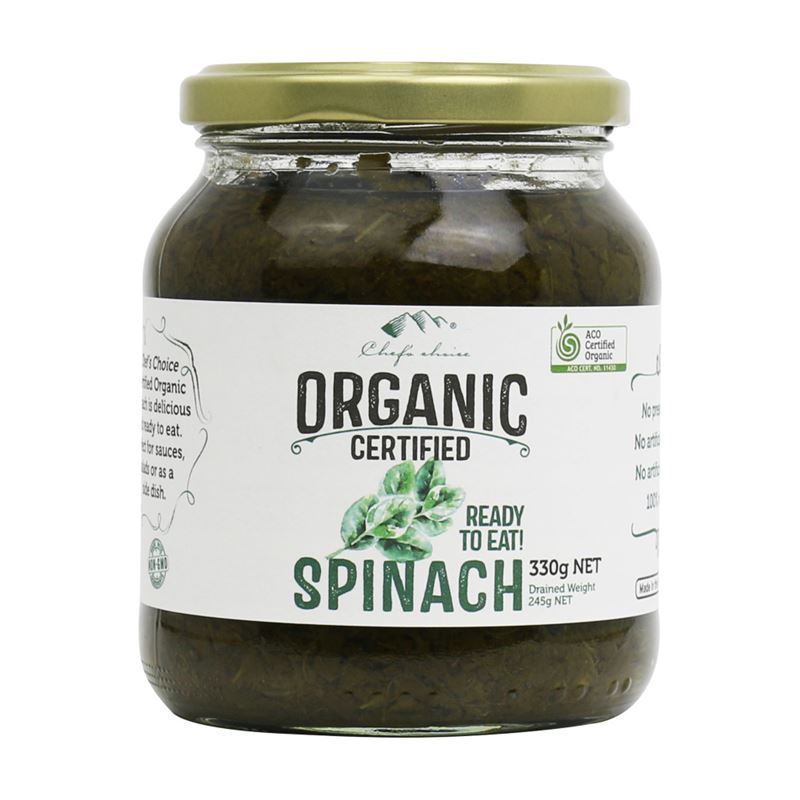 Chef’s Choice – Organic Spinach 330g