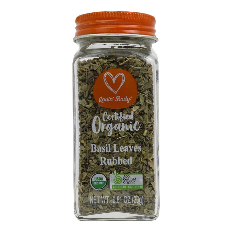 Chef’s Choice – Organic Basil Leaves Rubbed 23g