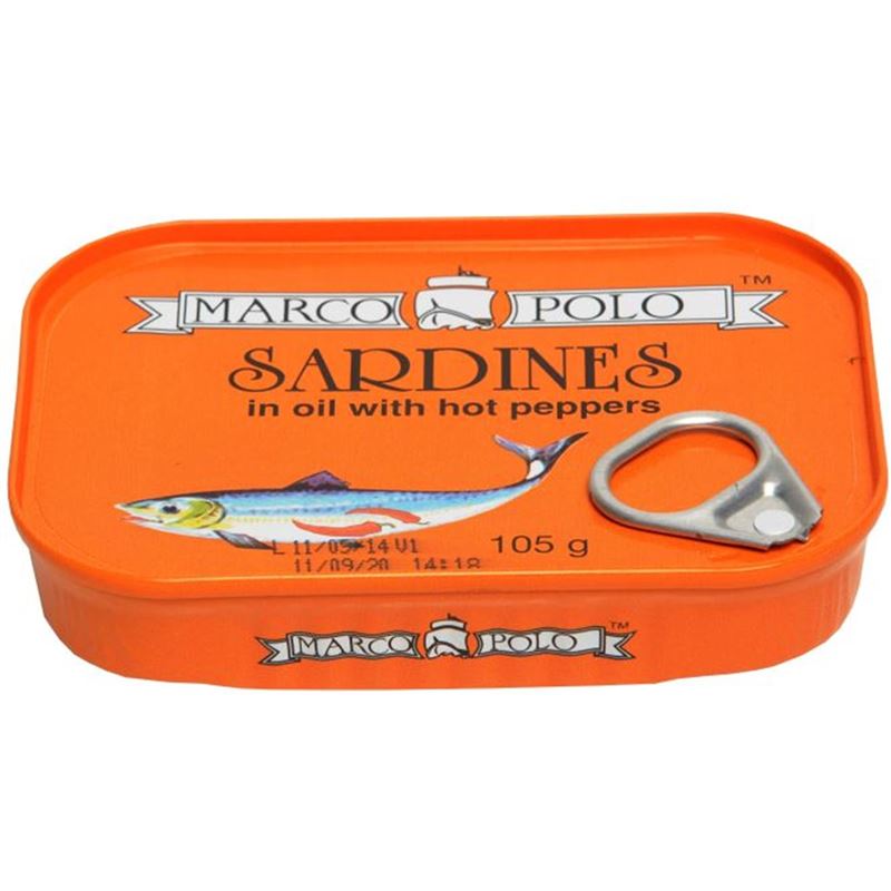 Marco Polo – Sardines in Oil with Hot Peppers 105g