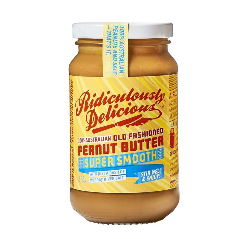 Ridiculously Delicious – Super Smooth Peanut Butter 375g