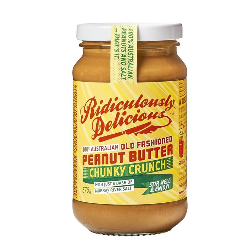 Ridiculously Delicious – Chunky Crunch Peanut Butter 375g