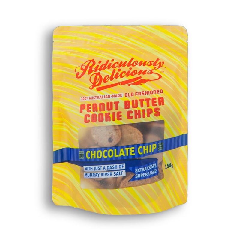 Ridiculously Delicious – Peanut Belgian Chocolate Cookie Chips 150g