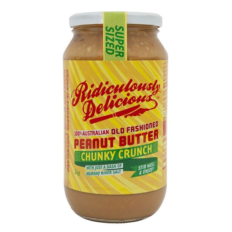 Ridiculously Delicious – Peanut Butter Chunky Crunch 1Kg