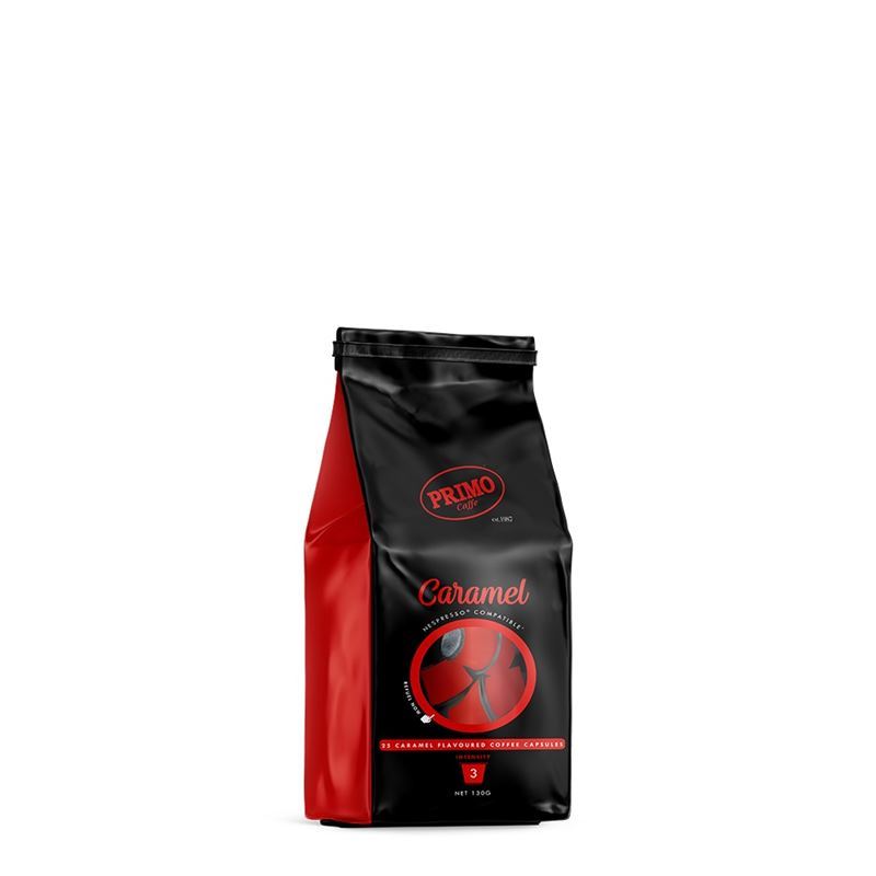 Primo – Caramel Coffee Capsules 25 Bag
