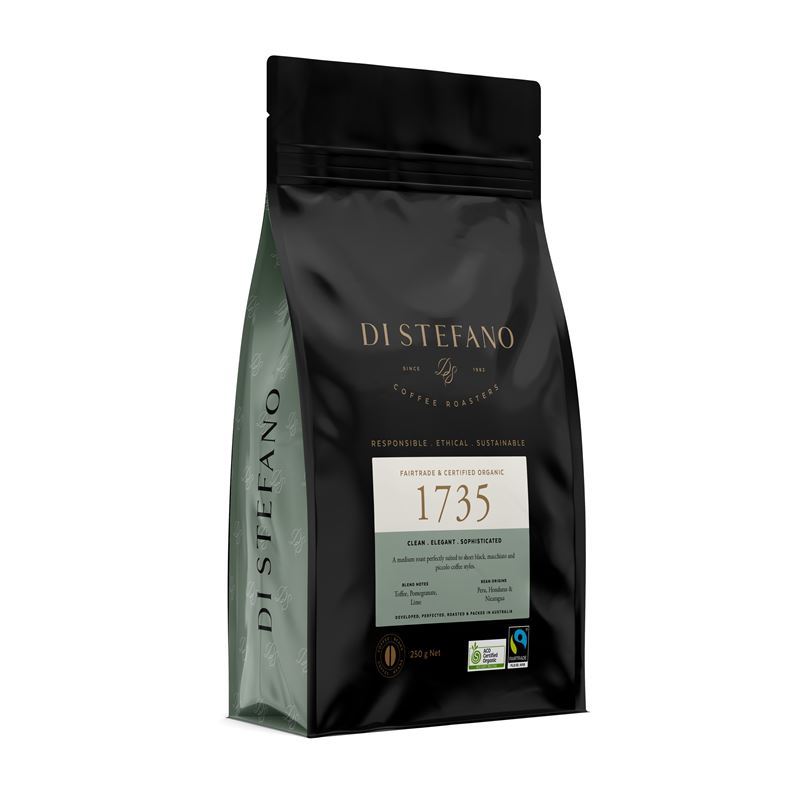 Di Stefano – Fairtrade & Organic 1735 Coffee Beans 250g