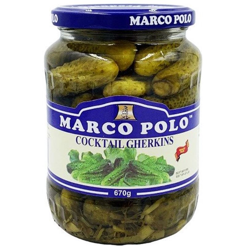 Marco Polo – Cocktail Gherkins 670g
