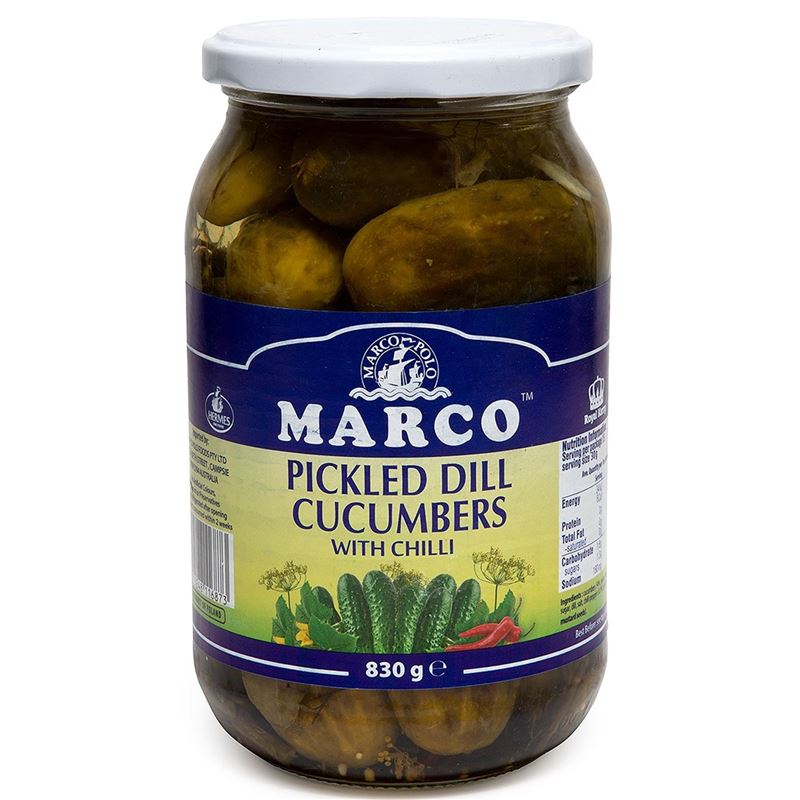 Marco – Dill Cucumbers with Chilli 830g
