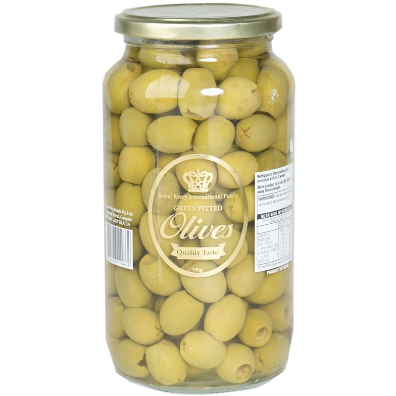 Royal Kerry – Spanish Green Pitted Olives 1 kg