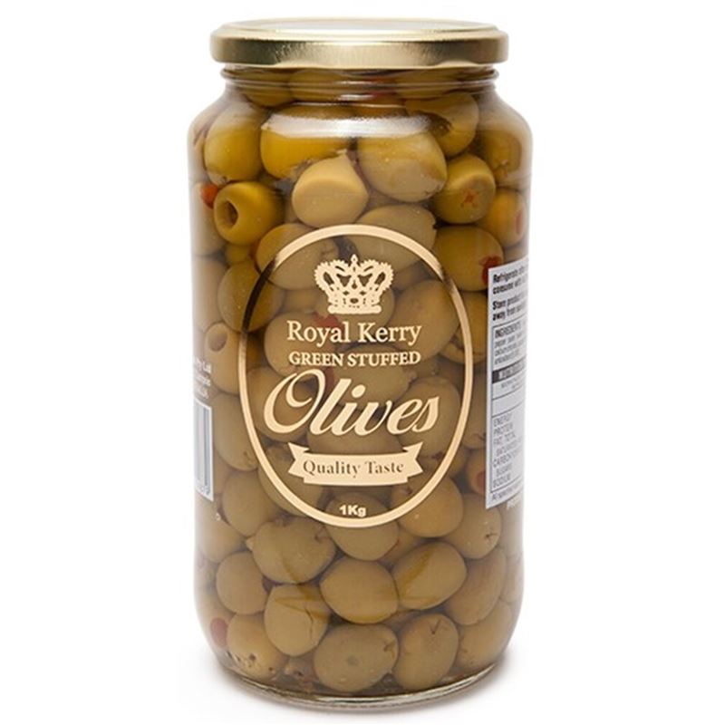 Royal Kerry – Spanish Green Stuffed Olives 1 kg