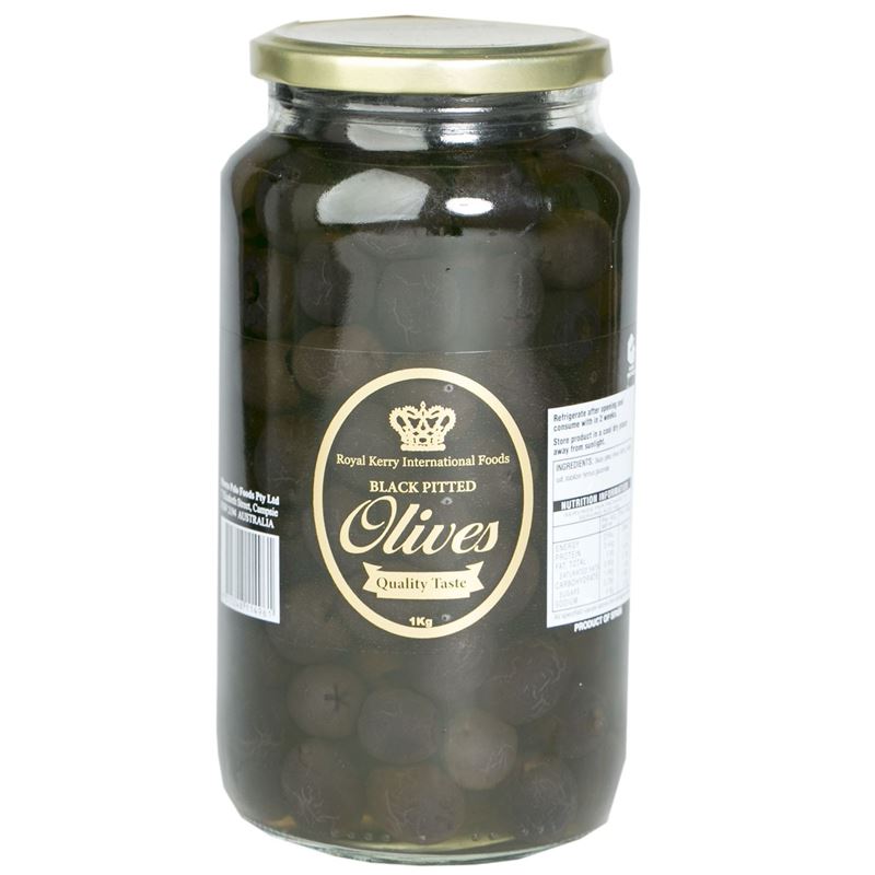 Royal Kerry – Spanish Black Pitted Olives1kg