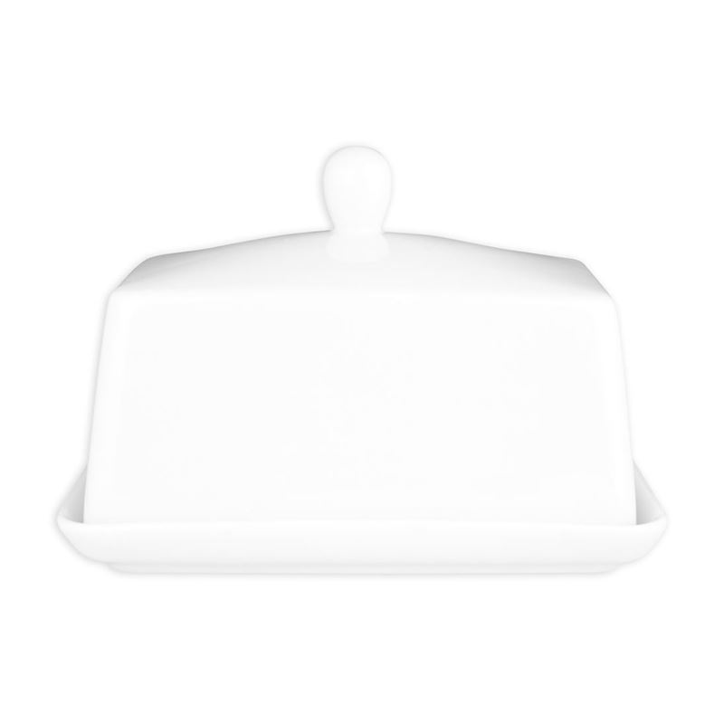 Wilkie Brothers – Cuisine New Bone Porcelain Butter Dish 16x11cm