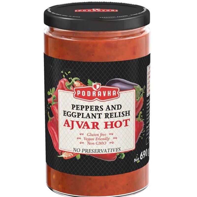 Podravka – Roasted Hot Ajvar 690g