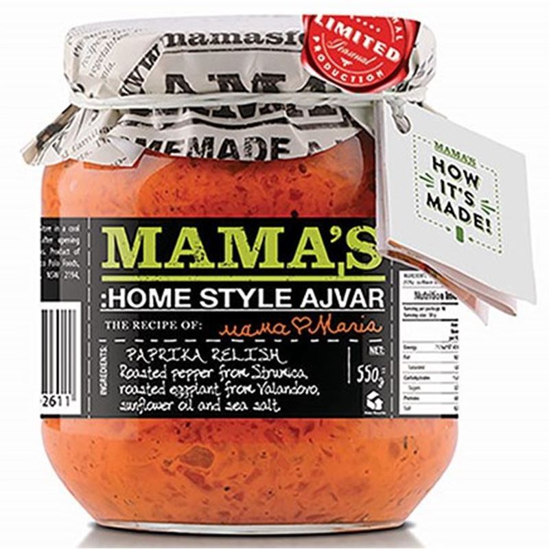 Mama’s – Mild Ajvar Homestyle 550g