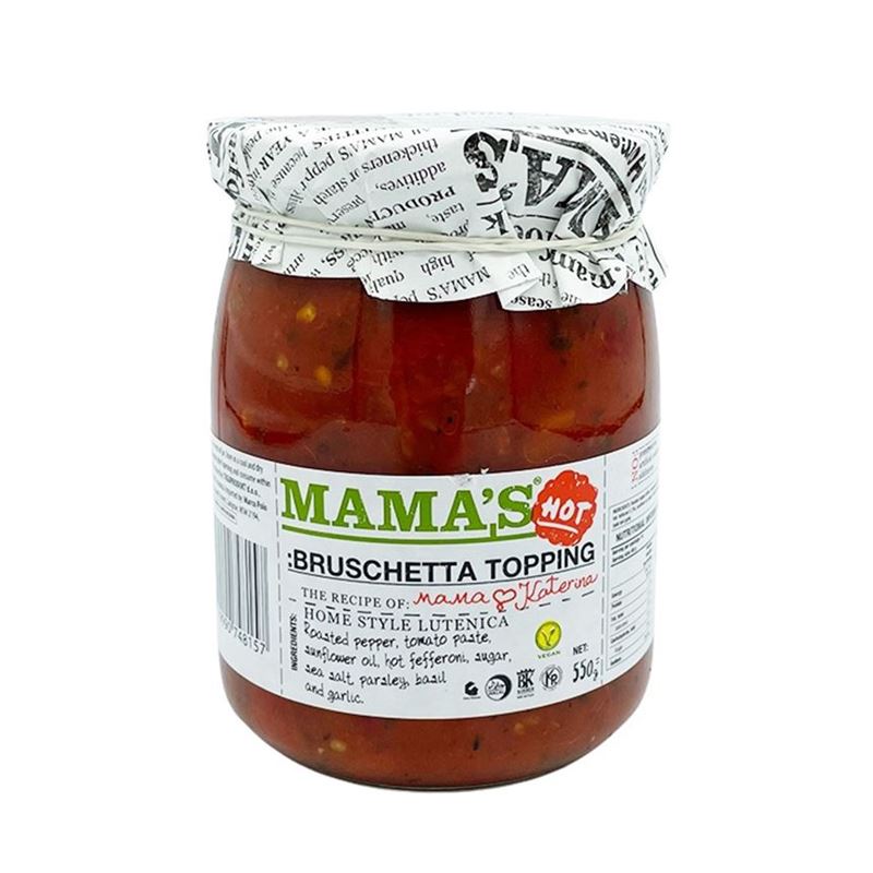 Mama’s Hot Bruschetta Topping 550g