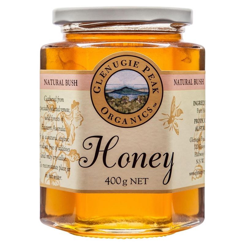 Glenugie Peak Organics – Natural Bush Honey 400g