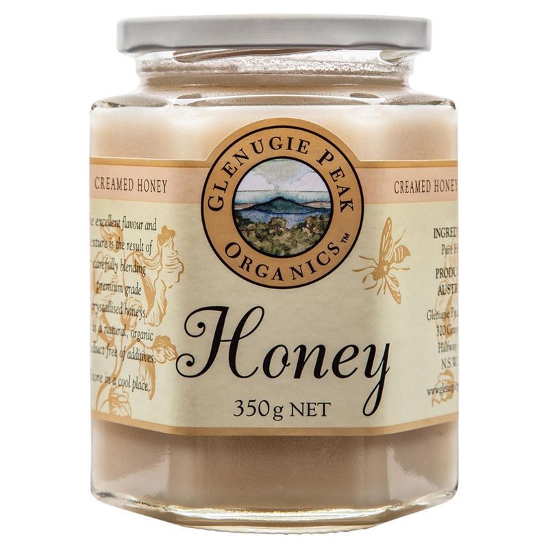 Glenugie Peak Organics – Creamed Honey 350g