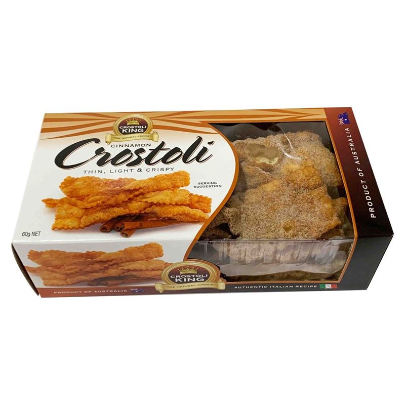 Crostoli King – Cinnamon Crostoli 60g