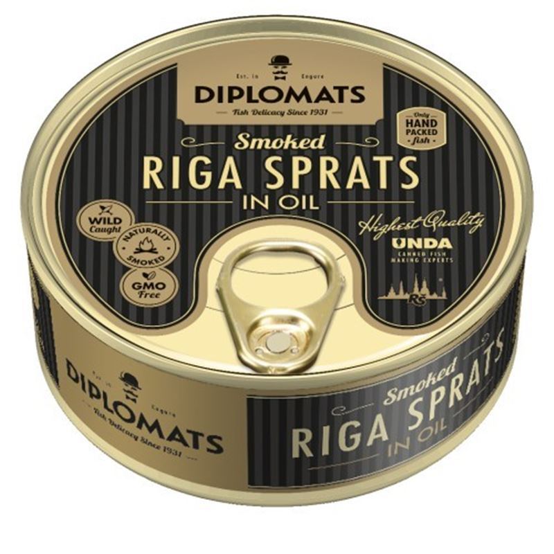 Diplomats – Riga Smoked Sprats in Oil 240g