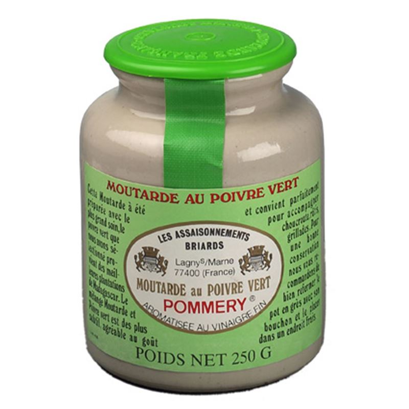 Pommery – Green Pepper Mustard 250g (Made in France)