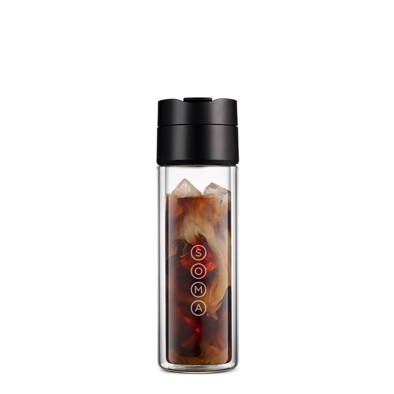 SOMA – Glass BPA Free Brew Bottle 500ml Black