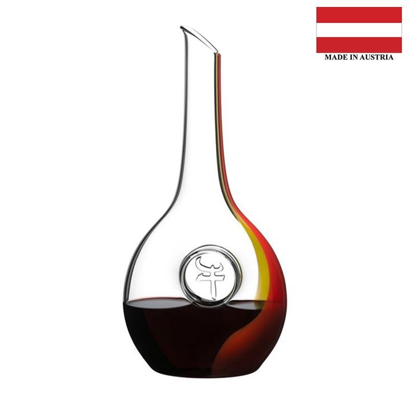 Riedel – Chinese Zodiac OX Decanter Stripe Red Yellow (Made in Austria)