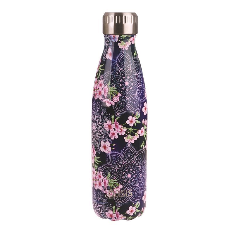 Oasis – Insulated Drink Bottle 500ml Floral Mandela