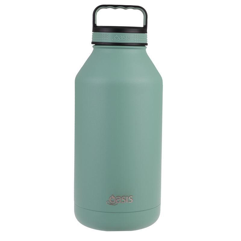 Oasis – Titan Stainless Steel Double Wall Insulated Drink Bottle 1.9Ltr Sage Green