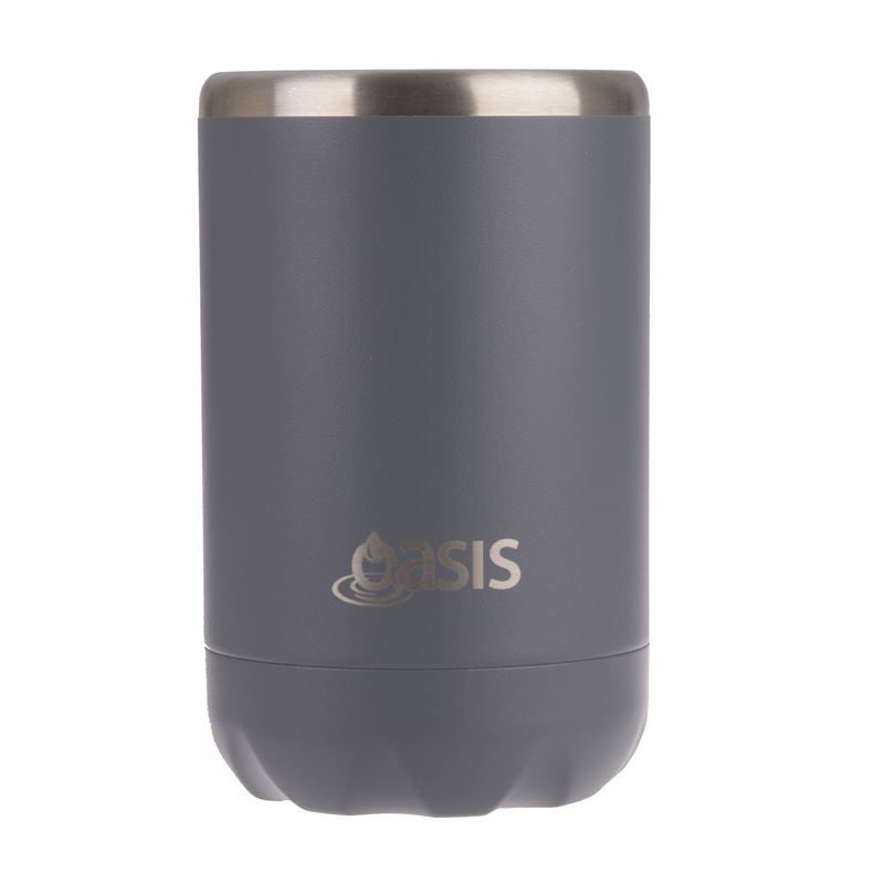 Oasis – Stainless Steel Double Wall Insulate Cooler Can 375ml Steel