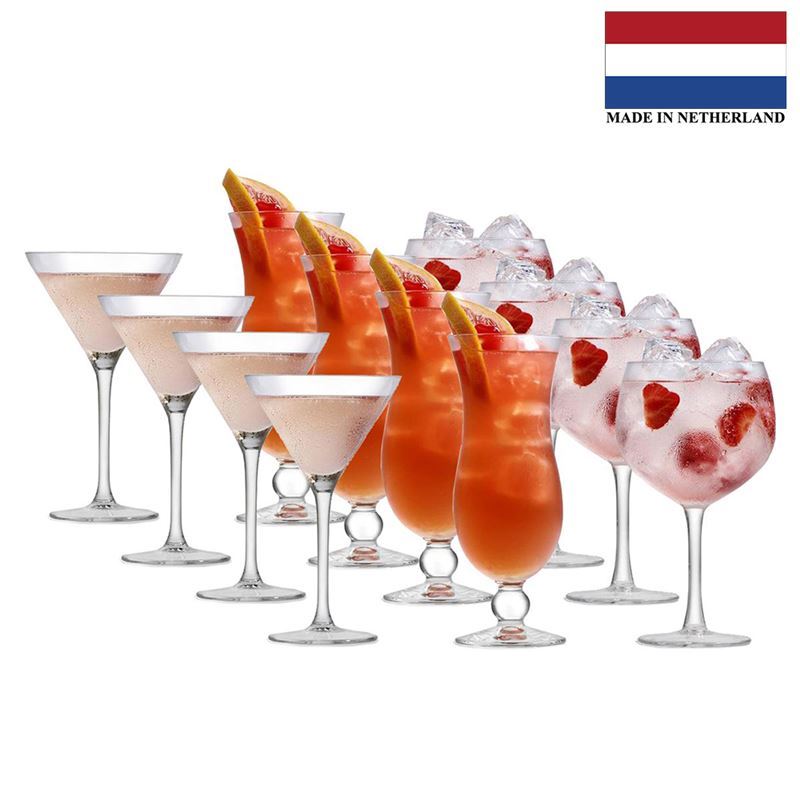 Royal Leerdam – Cocktail Collection Set of 12 (Made in The Netherlands)