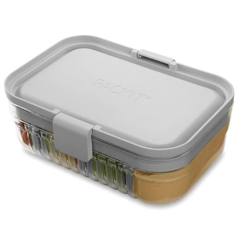 Packit – Mod Lunch Bento Steel Grey 3 Divide