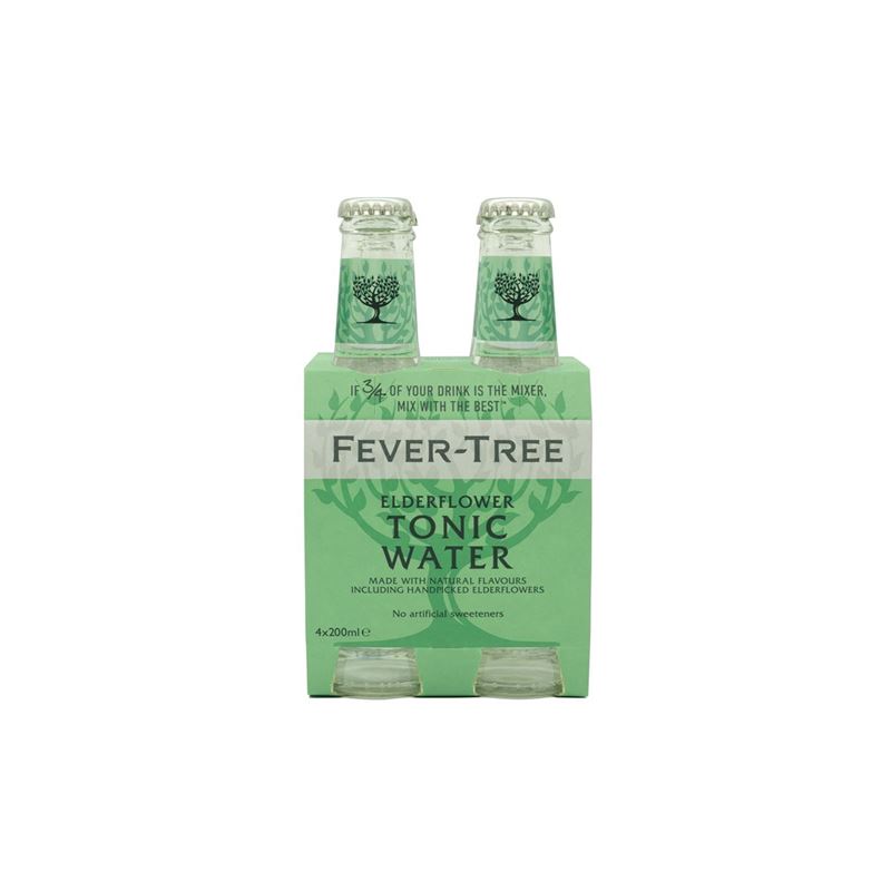 Fever Tree – Elderflower Tonic Water 4x200ml Bottle