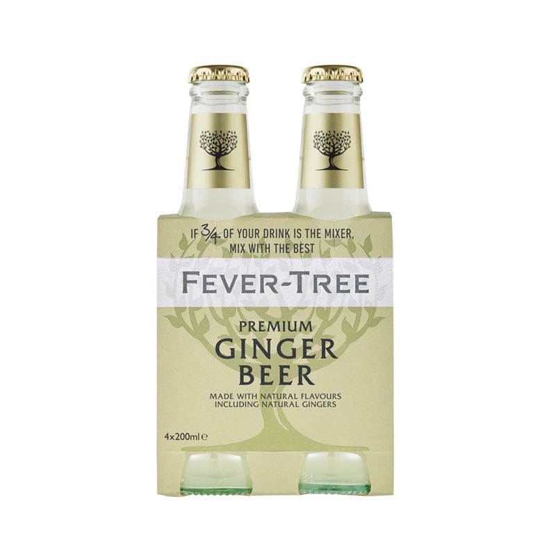 Fever Tree – Ginger Beer 4x200ml Bottle