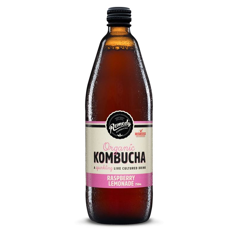 Remedy – Kombucha Raspberry Lemonade 750ml