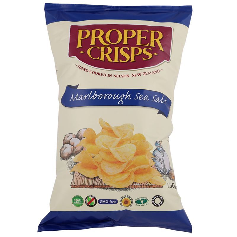 Proper Crisps – Malborough Sea Salt 150g