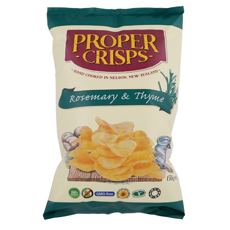 Proper Crisps – Rosemary & Thyme 150g