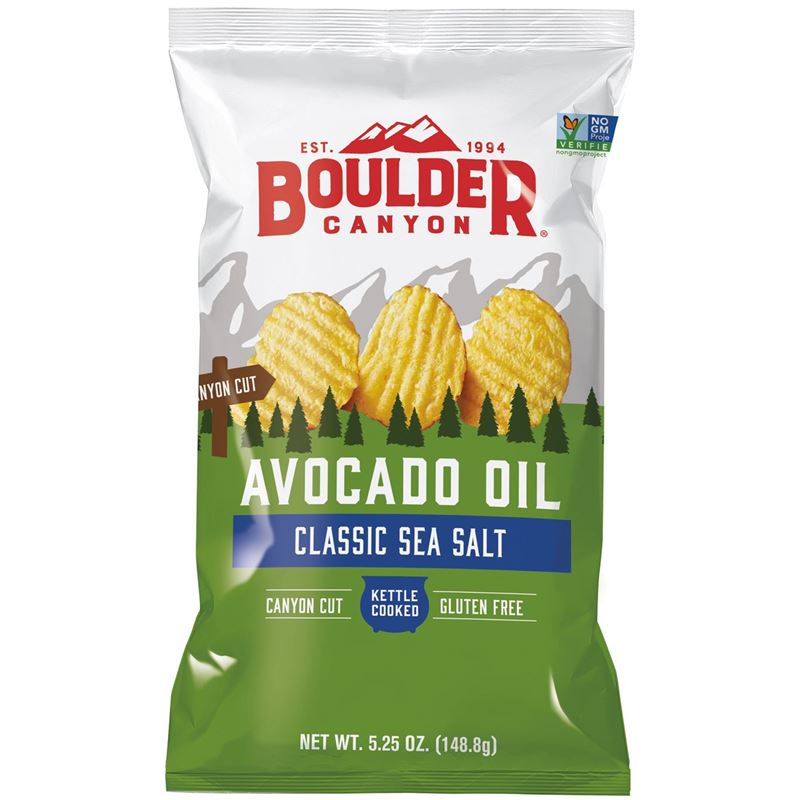 Boulder Canyon – Avocado Oil Classic Sea Salt Crisps 142g