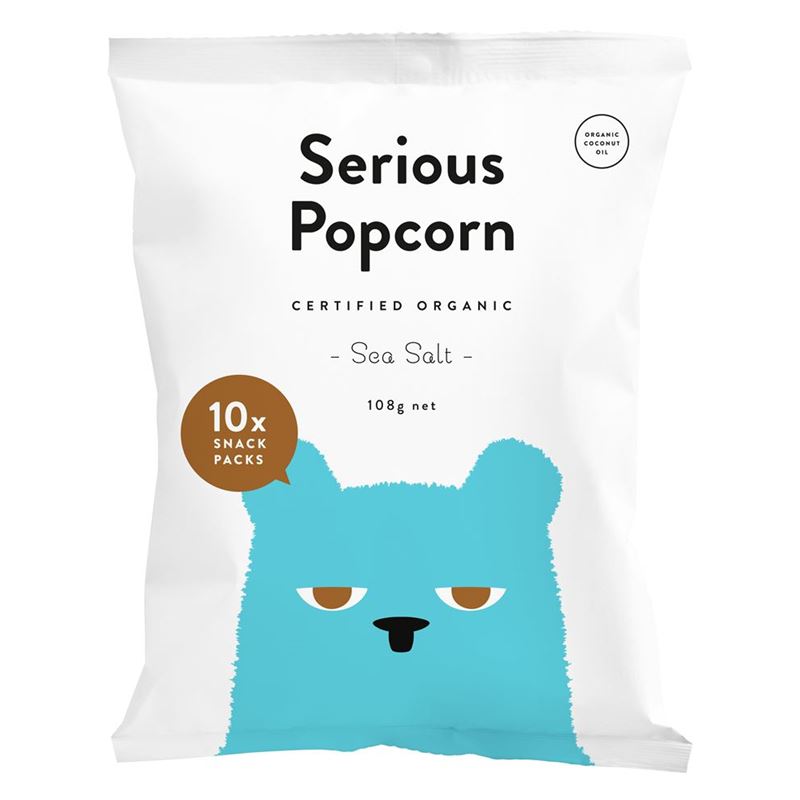 Serious Food Co. – Popcorn Sea Salt 12g Multi Pack of 10
