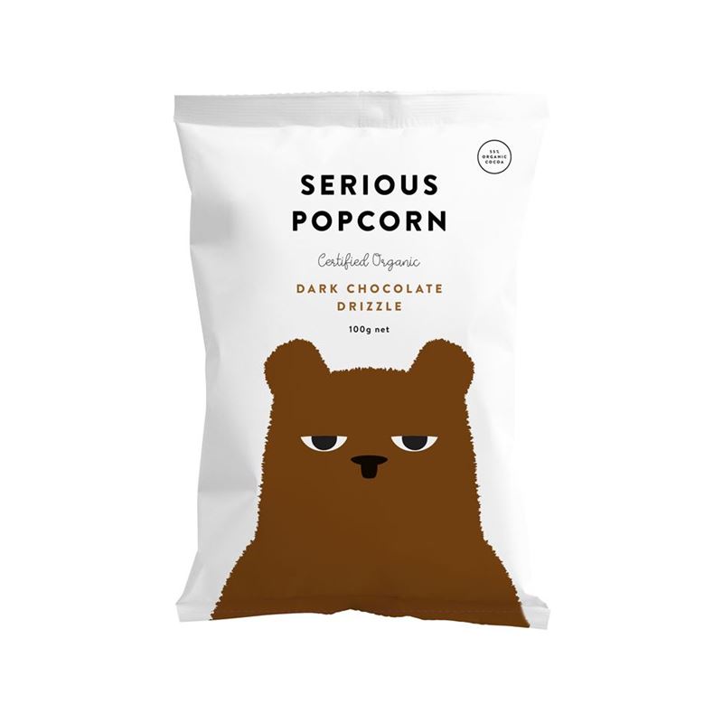 Serious Food Co. – Popcorn Dark Choc Drizzle 100g