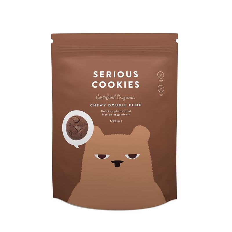 Serious Food Co. – Double Choc Chewy Cookies 170g
