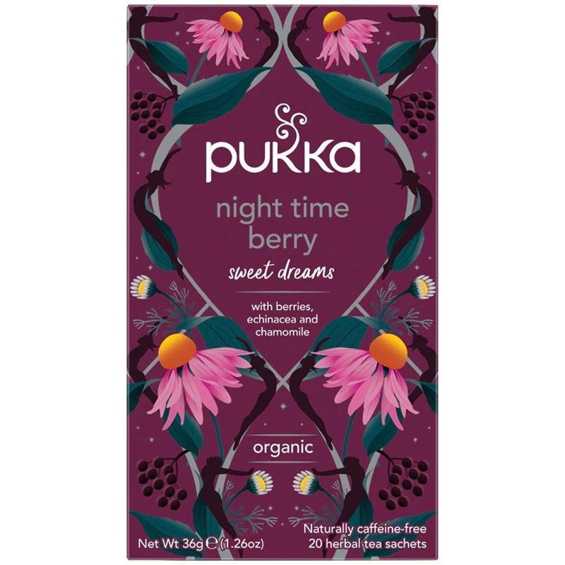 Pukka – Night Time Tea Berry Bags Pack of 20