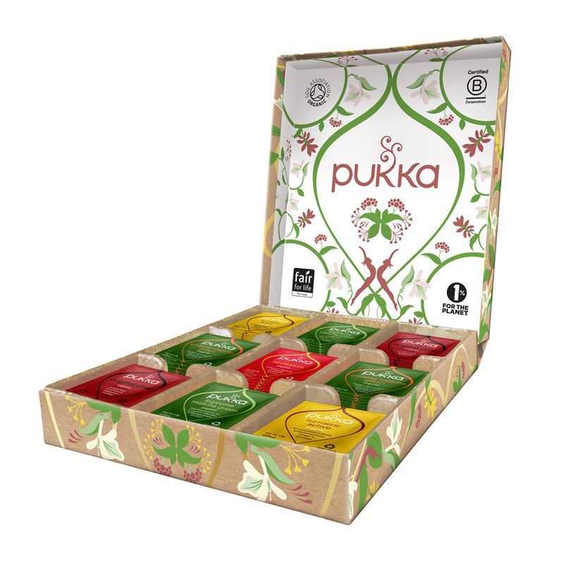 Pukka – Active Tea Selection Box 45 Tea Sachets Gift Boxed