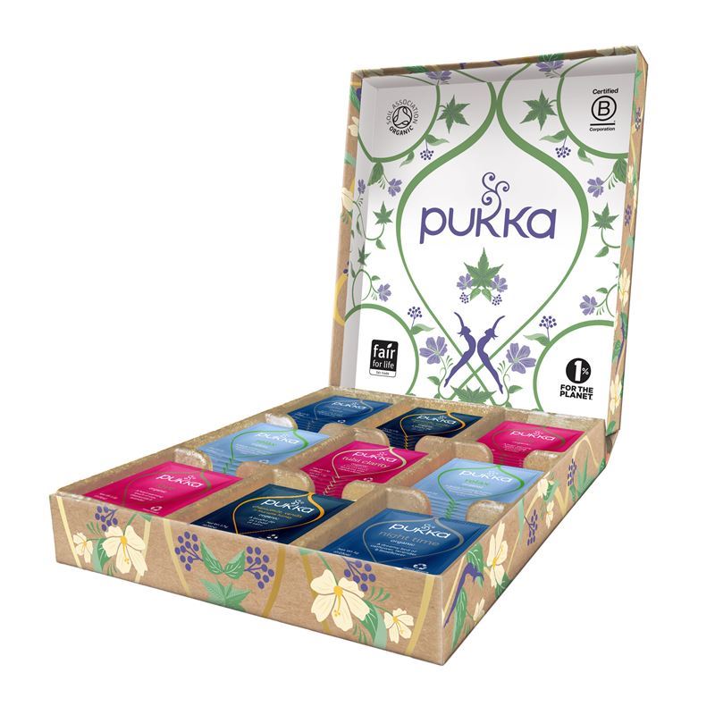 Pukka – Relax Tea Selection Box 45 Tea Sachets Gift Boxed