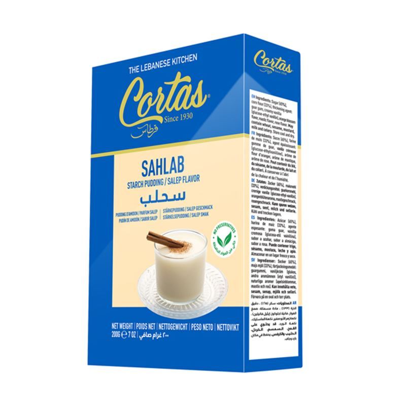 Cortas The Lebanese Kitchen – Sahlab Pudding Powder 200g