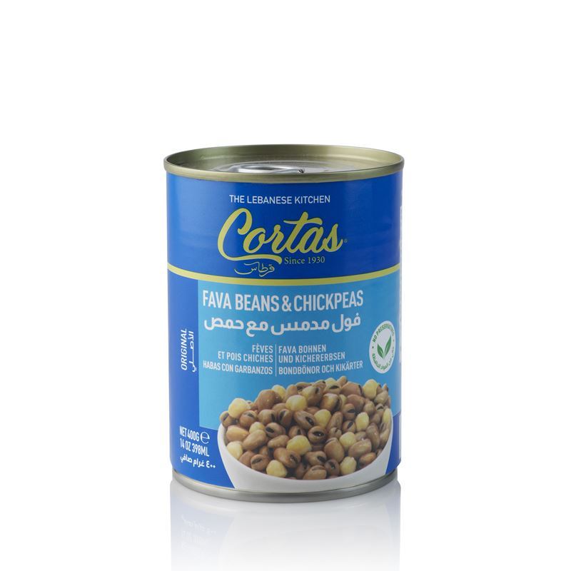 Cortas The Lebanese Kitchen – Fava Beans & Chickpeas 400g