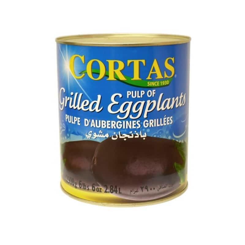 Cortas The Lebanese Kitchen – Grilled Roasted Eggplant Pulp 2.4Kg