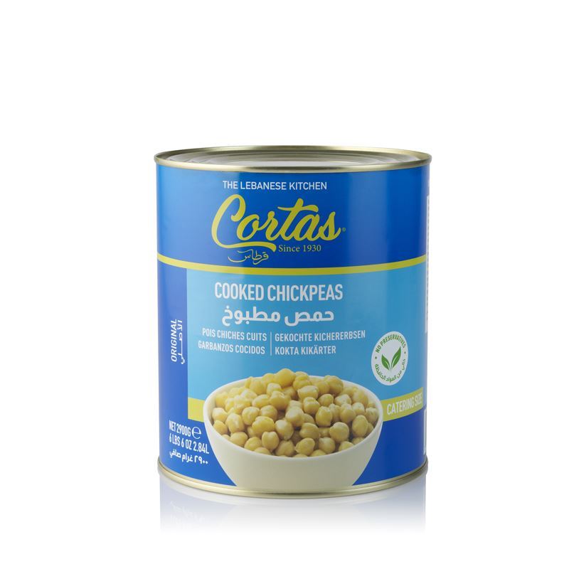 Cortas The Lebanese Kitchen – Cooked Chickpeas 3Kg