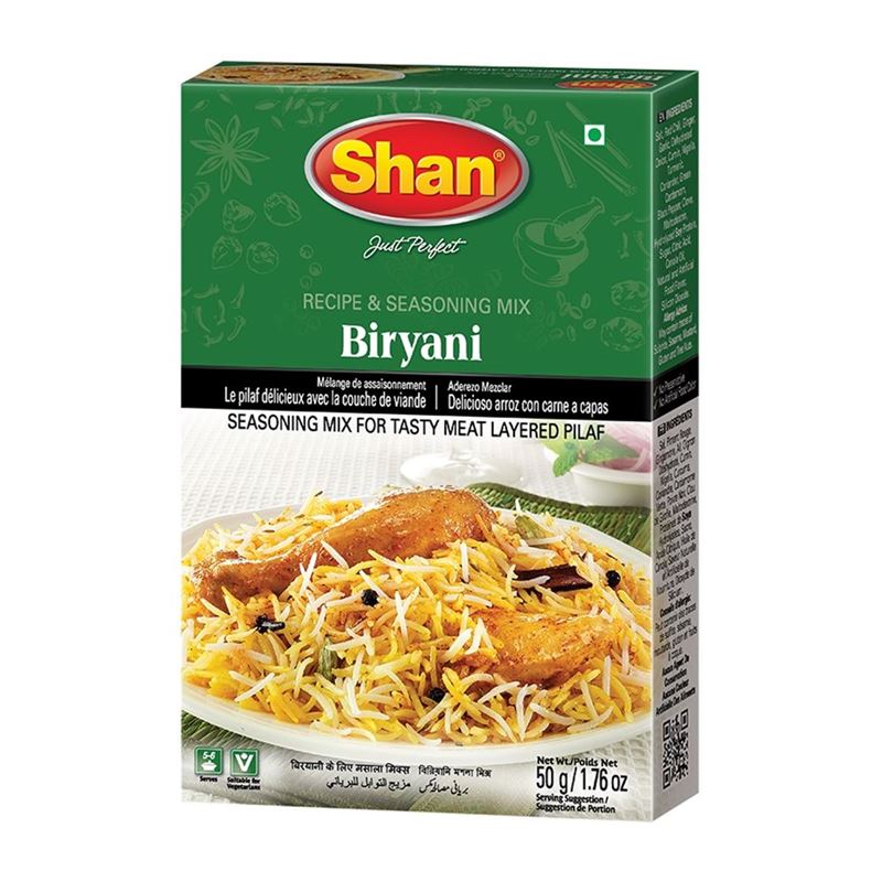 Shan – Recipe & Seasoning Mix Biryani Masala 50g