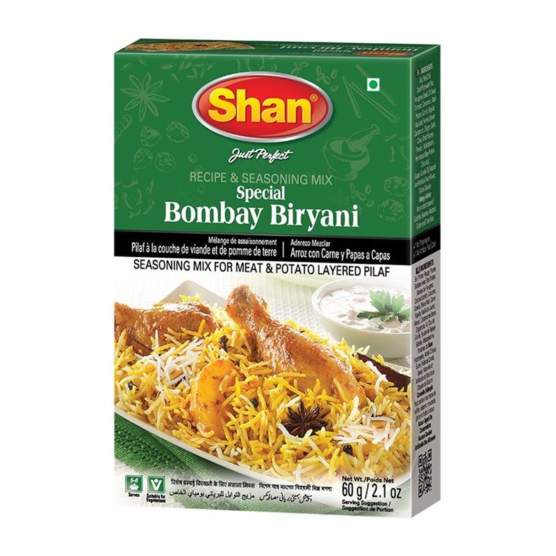 Shan – Recipe & Seasoning Mix Biryani Bombay 60g