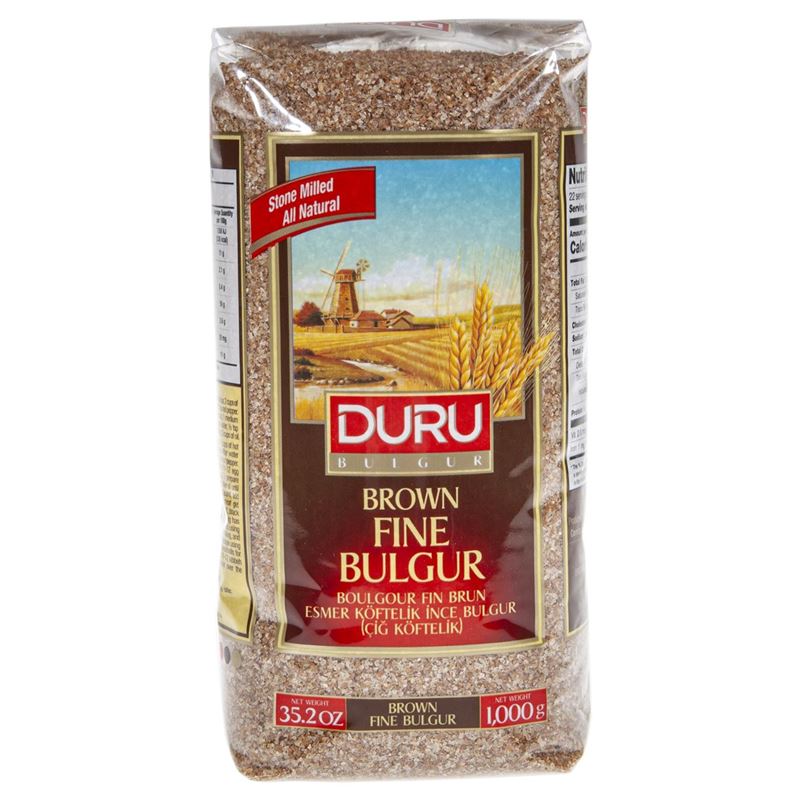 Duru – Bulgur Brown Fine Stone Milled 100% Natural 1Kg